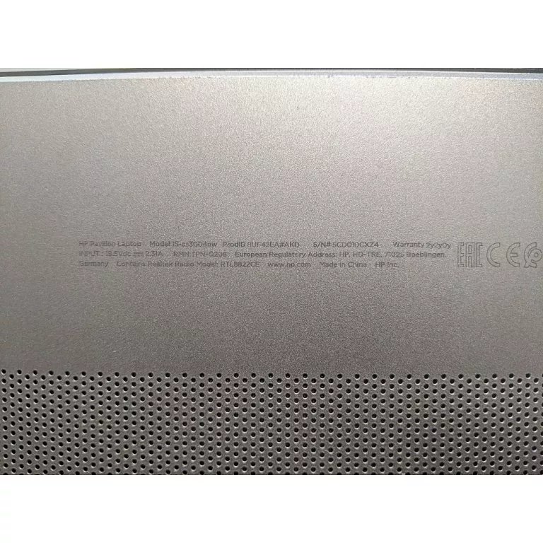 LAPTOP HP PAVILION 15-CS3004NW/8GB/512GB SSD/WIN11