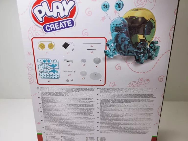 ZESTAW KONSTRUKCYJNY PLAY CREATE SNAIL ROBOT