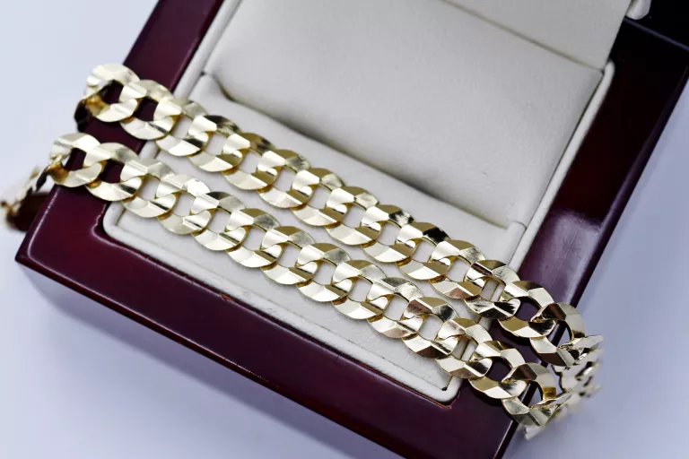 meska-zlota-bransoletka-pancerka-pr585-14k-23cm-stan-powystawowy