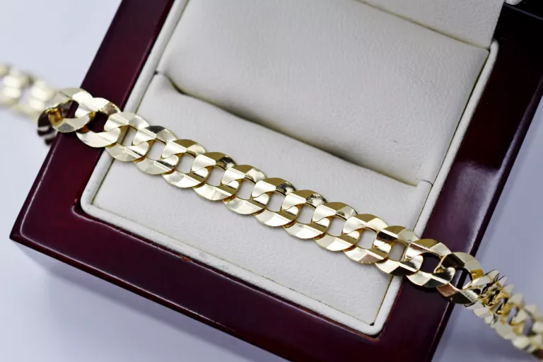 meska-zlota-bransoletka-pancerka-pr585-14k-23cm-material-zolte-zloto