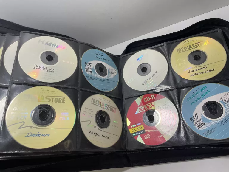 AQUIP TORBA NA PŁYTY CD 128 PŁYT