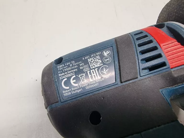 MINI SZLIFIERKA KĄTOWA BOSCH GWS 12V-76 2022 ROK
