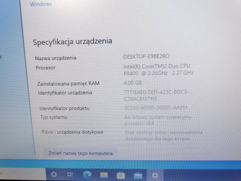 DELL LATITUDE E6400 INTEL CORE DUO/4GB/120GB SSD