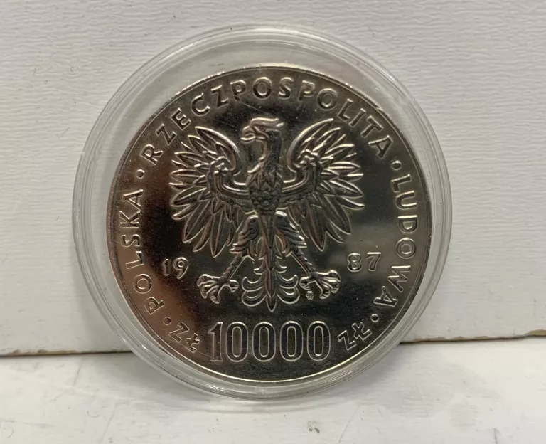 MONETA 10000 ZŁ 1987 PAPIEZ JAN PAWEŁ II MENNICA