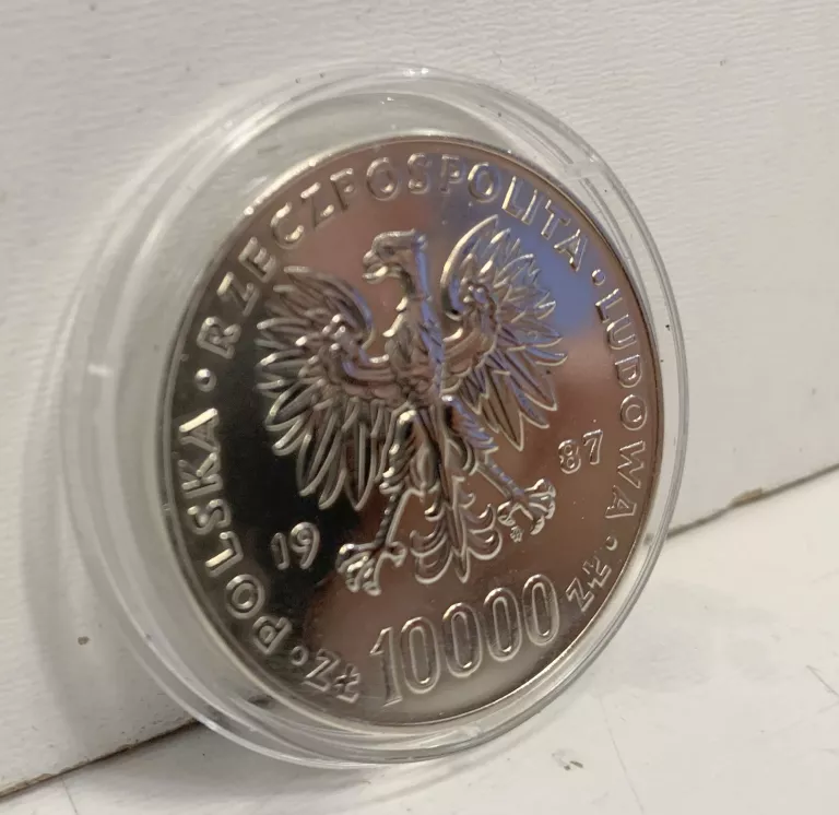 MONETA 10000 ZŁ 1987 PAPIEZ JAN PAWEŁ II MENNICA