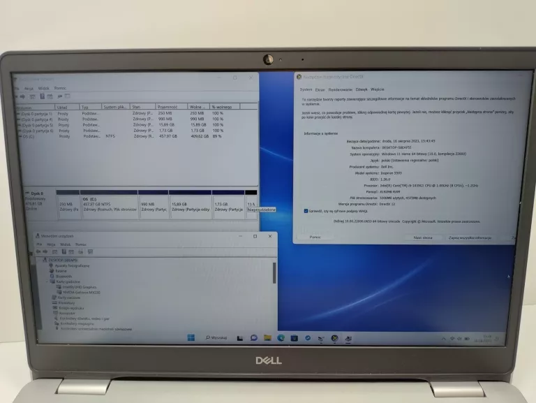 DELL INSPIRON 15 5000 I5 10 GEN 8GB MX 230 512 SSD