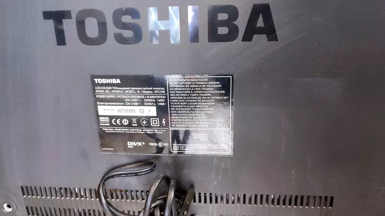 TELEWIZOR LED TOSHIBA 46TL938 46" #OPIS