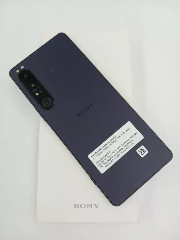 TELEFON SONY XPERIA 1 IV FIOLETOWY KOMPLET IGŁA