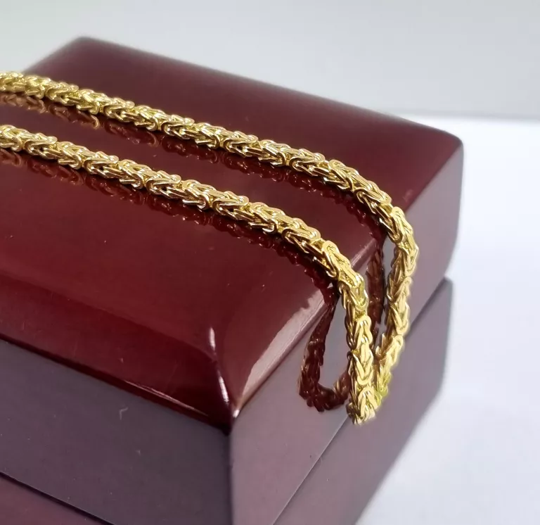 NIENOSZONA ZŁOTA BRANSOLETKA KRÓLEWSKA 7,49G DŁ.21,5CM
