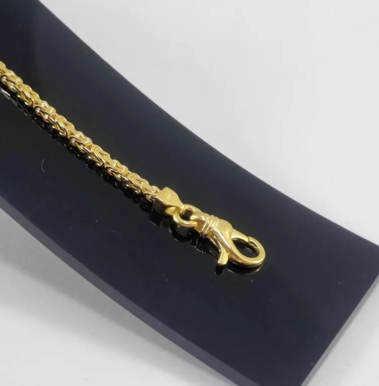 NIENOSZONA ZŁOTA BRANSOLETKA KRÓLEWSKA 7,49G DŁ.21,5CM