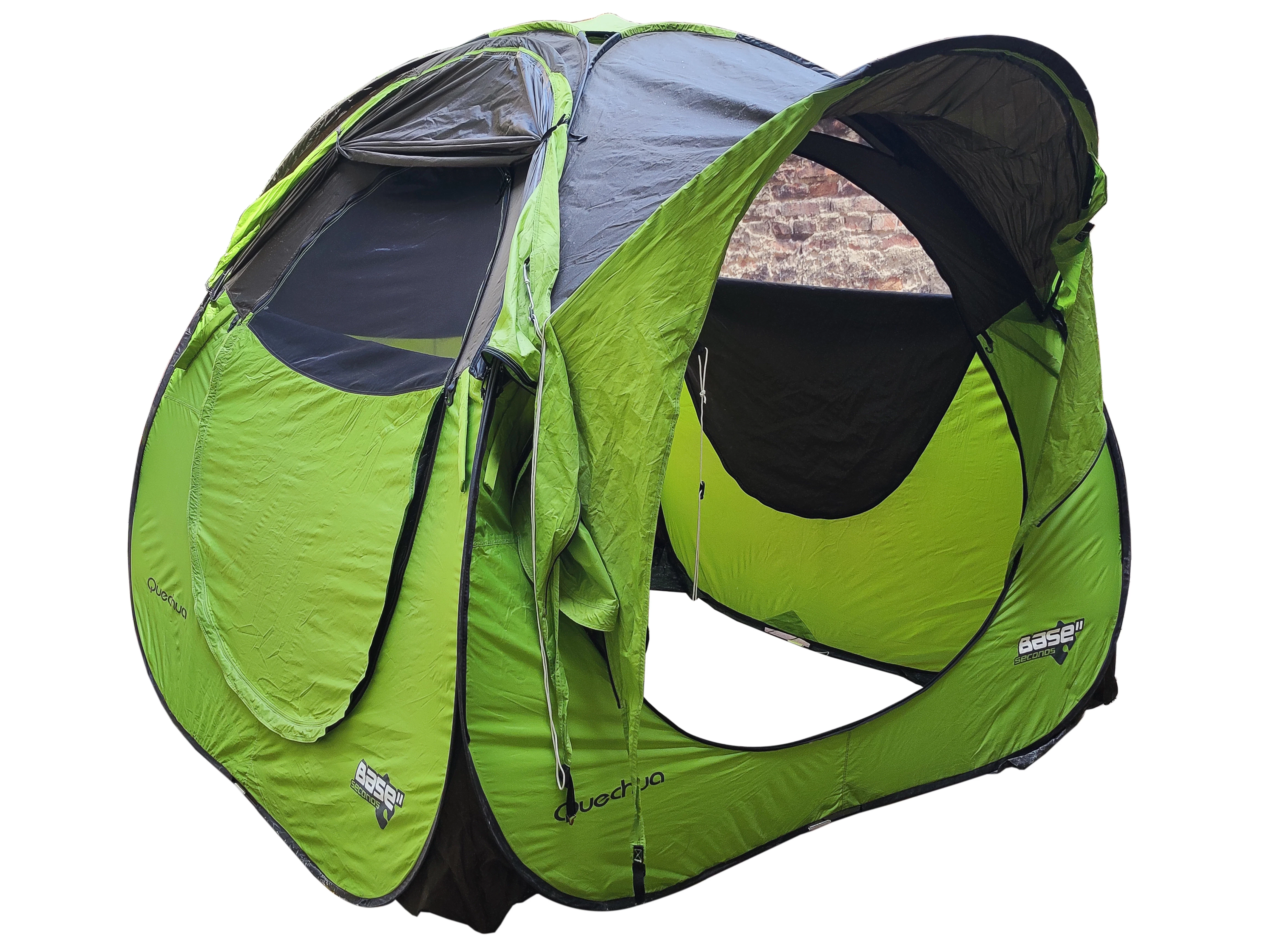 namiot-quechua-przedsionek-base-seconds-zielony-stan-uzywany