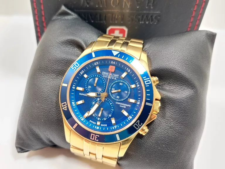 Swiss military hanowa hot sale flagship chrono gold