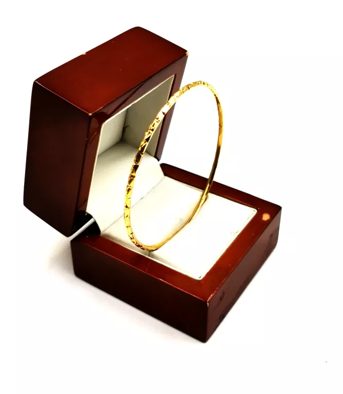 ZŁOTA BRANSOLETKA 750 W: 10,67G ŚR.6,0 CM