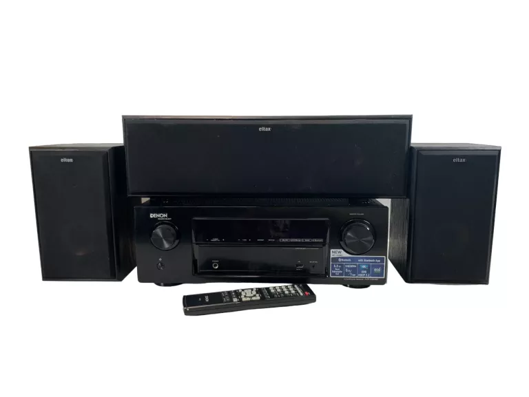 AMPLITUNER DENON AVR-X520BT + ZESTAW KOLUMN ELTAX
