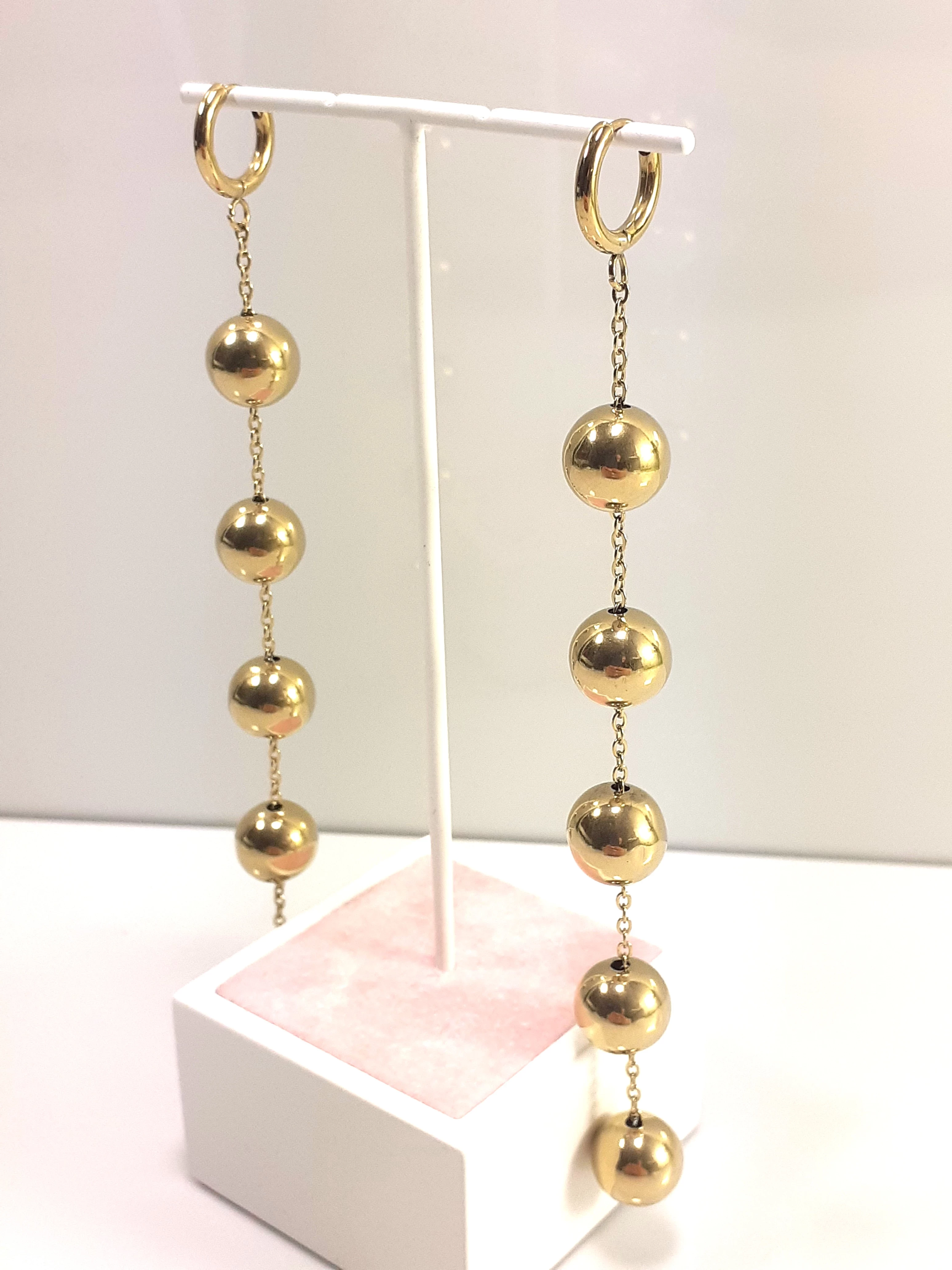 kolczyki-stal-pozlacana-wiszace-kulki-zamk-bigiel-ean-gtin-5906356478973