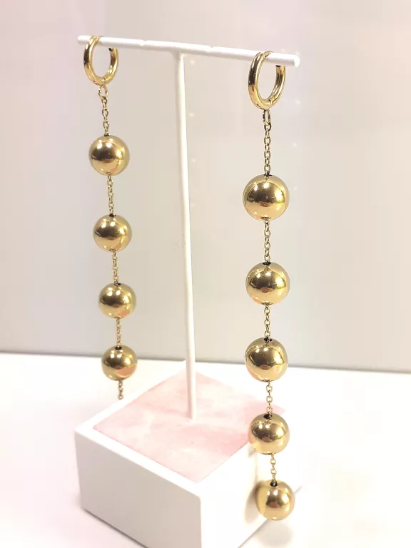 kolczyki-stal-pozlacana-wiszace-kulki-zamk-bigiel-ean-gtin-5906356478973