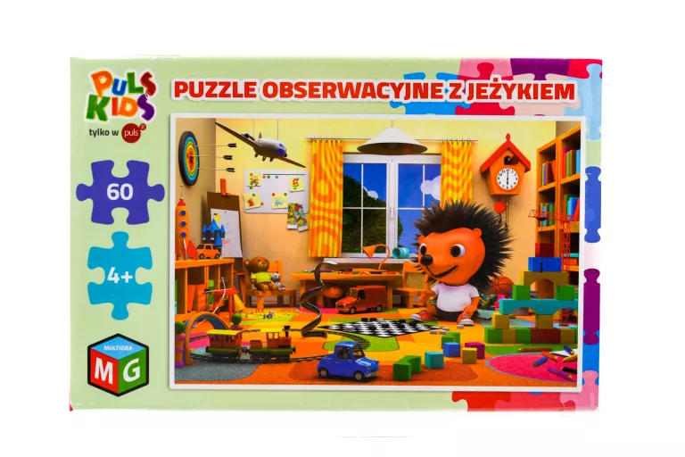 PUZZLE OBSERWACYJNE Z JEŻYKIEM PULS KIDS 60 EL