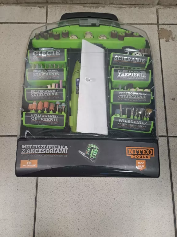 MULTISZLIFIERKA Z AKCESORIAMI NITEO TOOLS 216AKCE