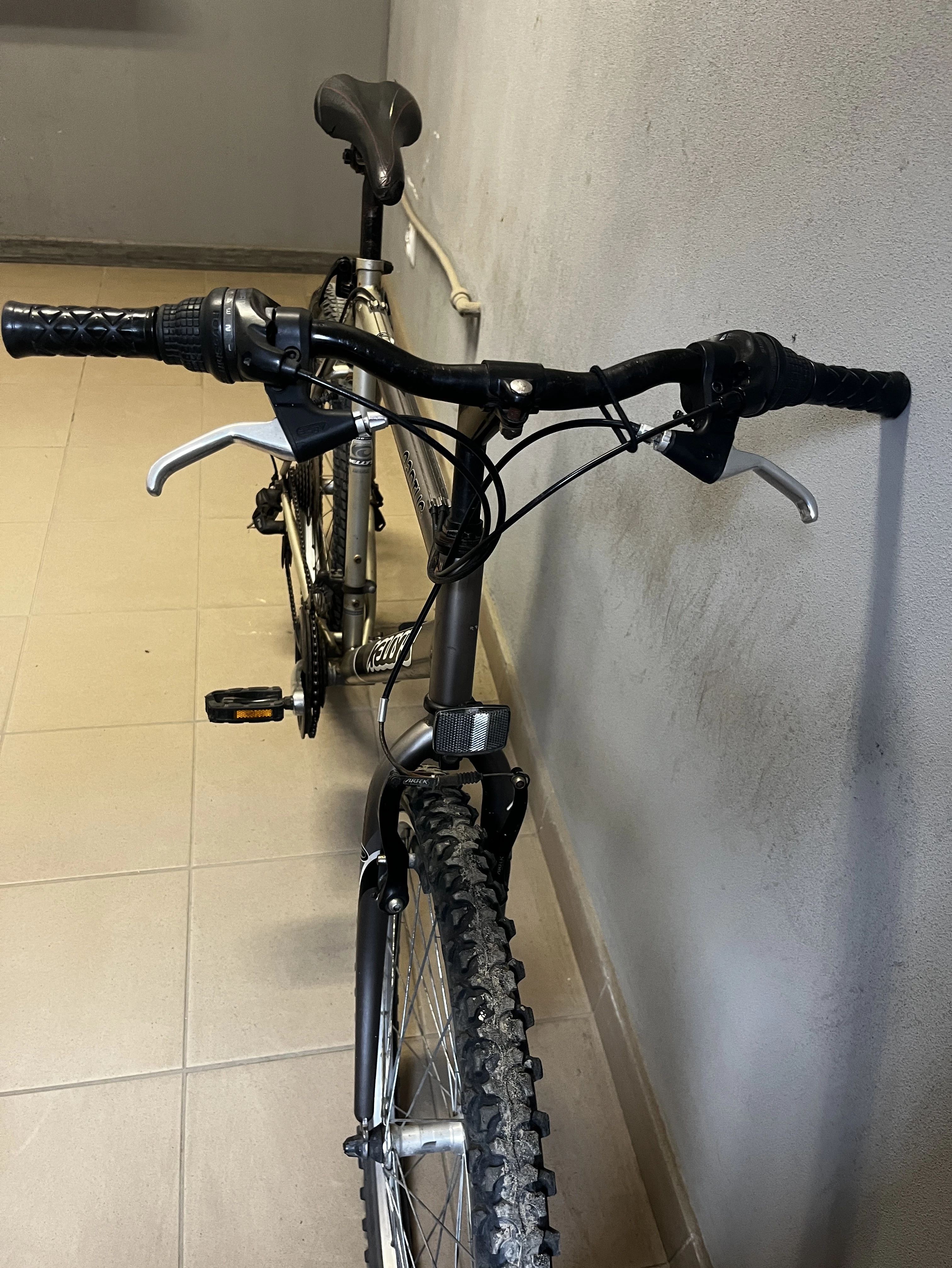 rower-srebrny-kellys-radius-stan-uzywany