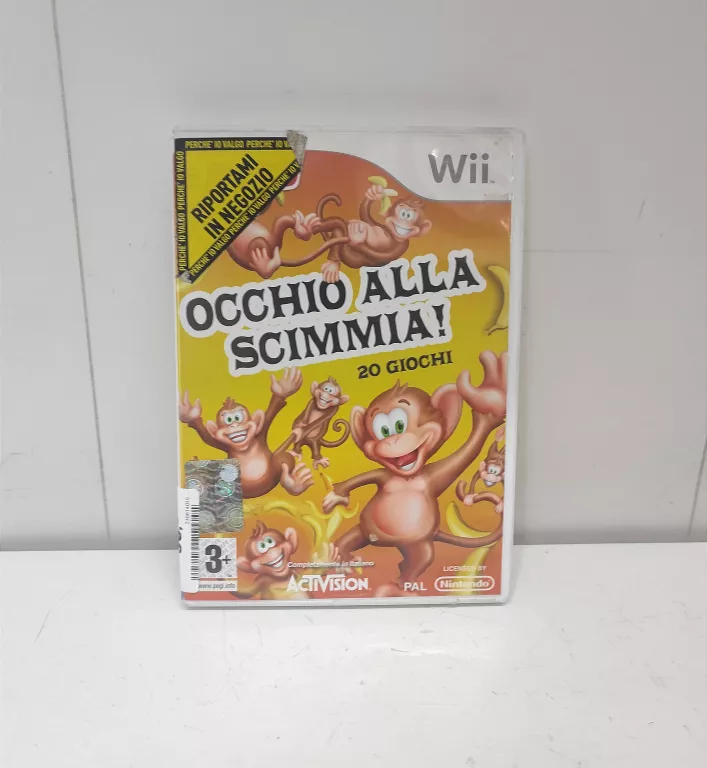 GRA NINTENDO WII OCCHIO ALLA SCIMMIA