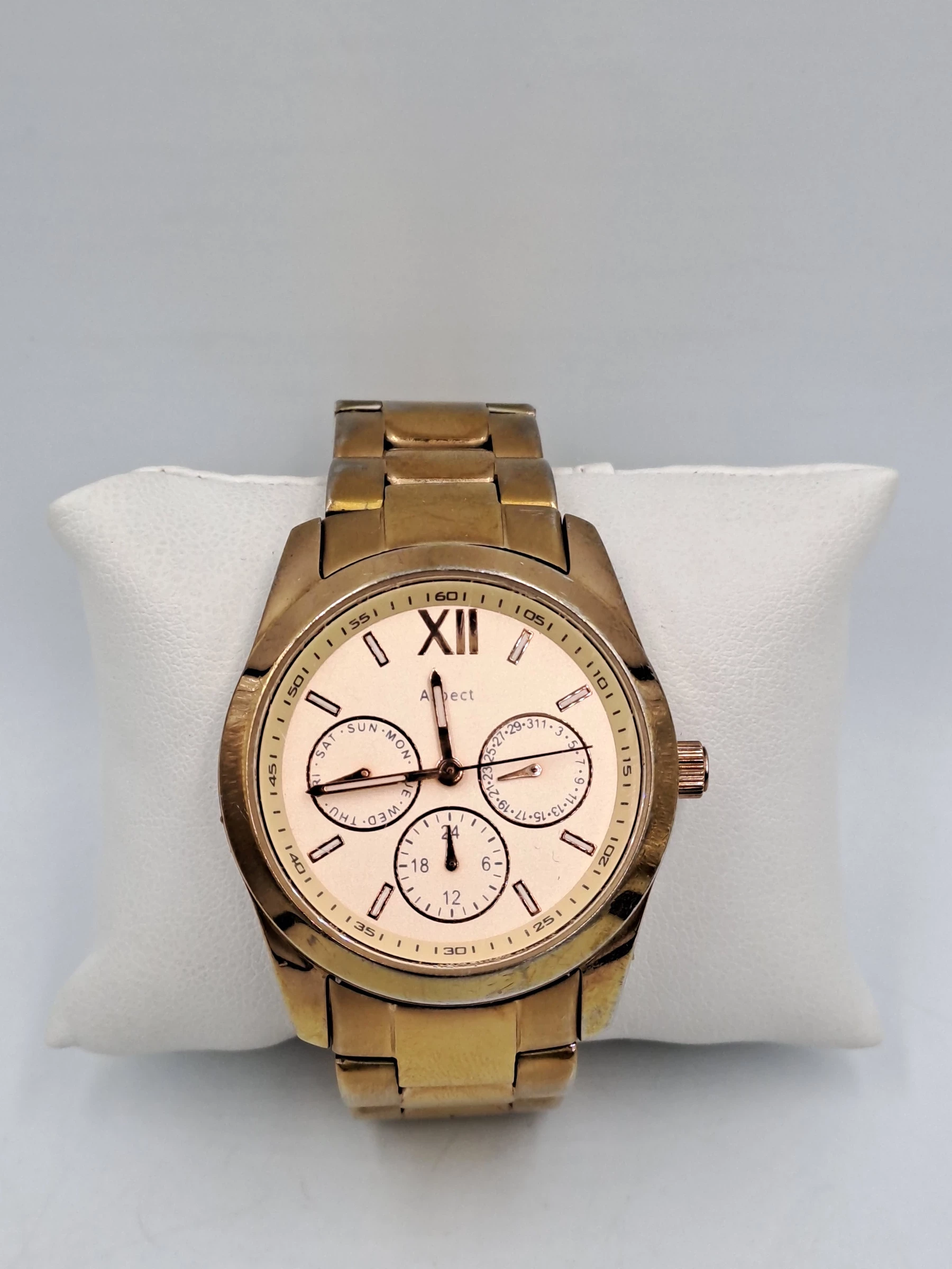 zegarek-aspect-zloty-okazja-stan-uzywany