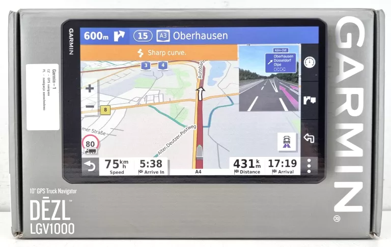 USZKODZONY GPS GARMIN DEZL LGV1000