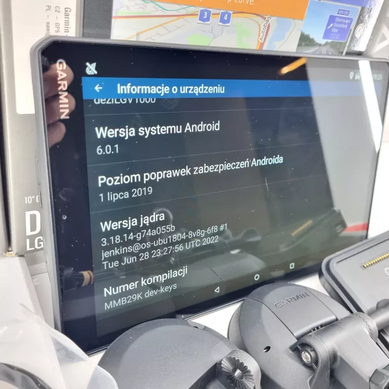 USZKODZONY GPS GARMIN DEZL LGV1000
