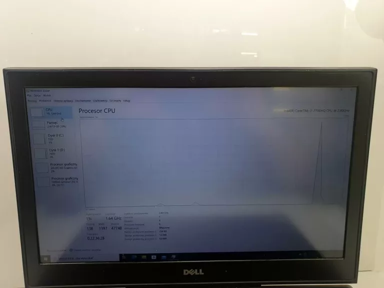 LAPTOP DELL INSPIRON 15 7567 I7 7G 8/1128 GTX1050