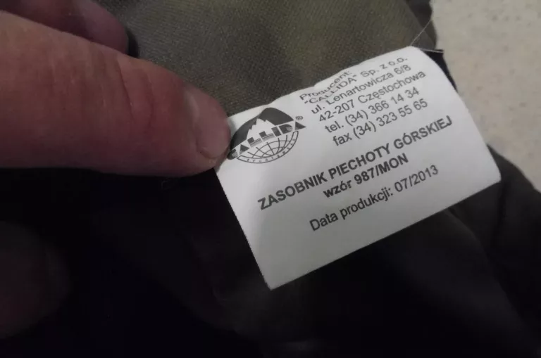 PLECAK WOJSKOWY WZ.987/MON