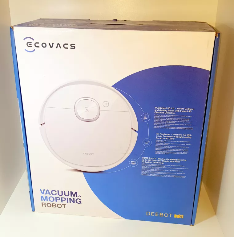 ROBOT SPRZĄTAJĄCY ECOVACS DEEBOT OZMO T9 PUDEŁKO