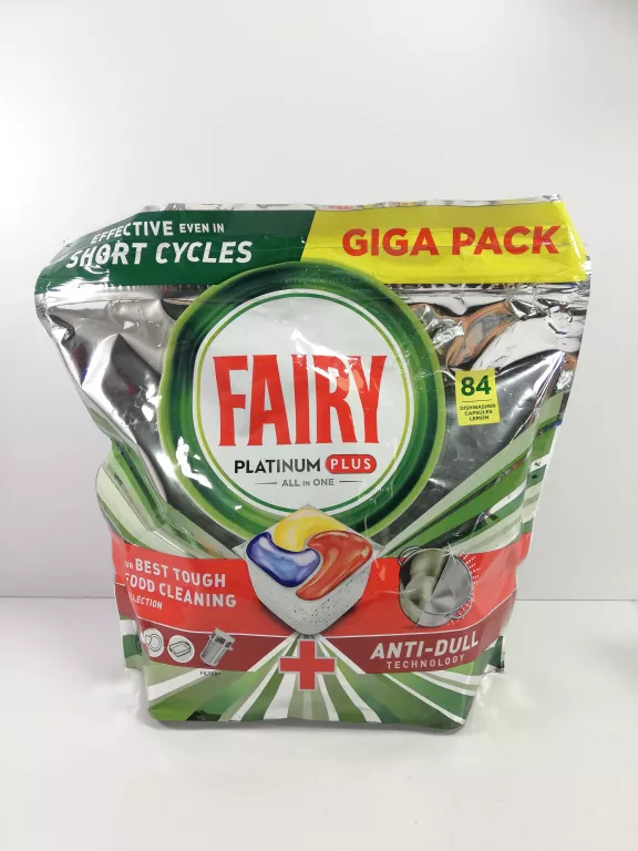 KAPSUŁKI DO ZMYWARKI FAIRY PLATINUM PLUS 84SZT.