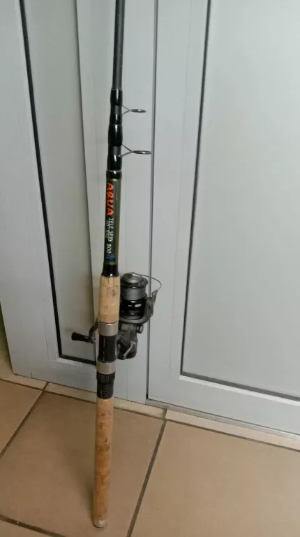 WĘDKA TELESKOPOWA AQUA TELE SPIN 300+KOŁOWROTEK