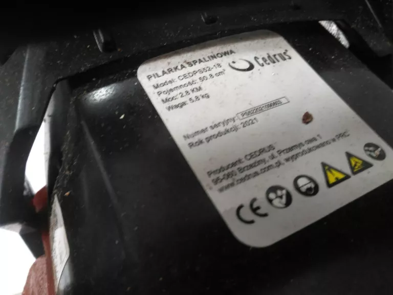 PIŁA SPALINOWA CEDRUS PS52-18 – SOLIDNA I ŁATWA W OBSŁUDZE