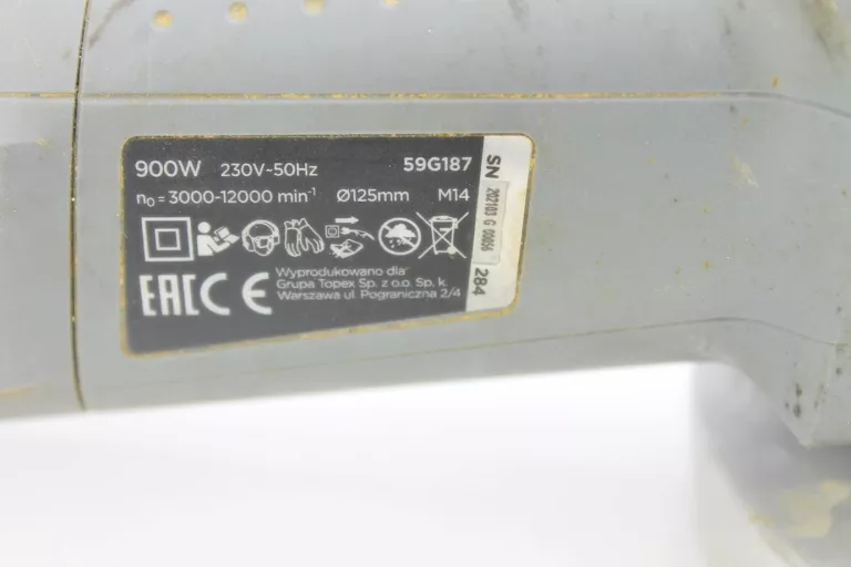 SZLIFIERKA GRAPHITE 59G187 900W REGULACJA OBROTÓW