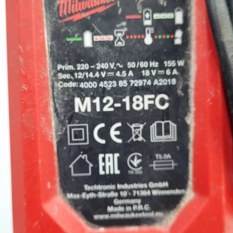 SZLIFIERKA KĄTOWA MILWAUKEE M18 CAG125XPD KOMPLET