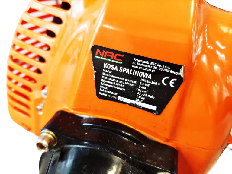 KOSA SPALINOWA NAC BP540 30 3KM ŻYŁKA OKAZJA !