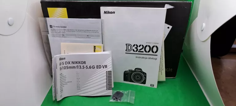 NIKON D3200 CZARNY +AF-S DX VR 18-105