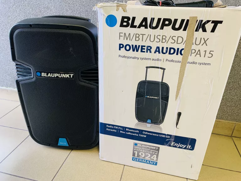 GŁOŚNIK PRZENOŚNY BLAUPUNKT PA15 KARAOKE