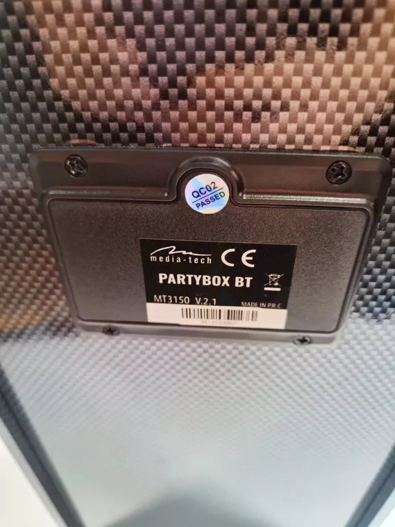 GŁOŚNIK PRZENOŚNY MEDIA-TECH PARTYBOX BT MT3150
