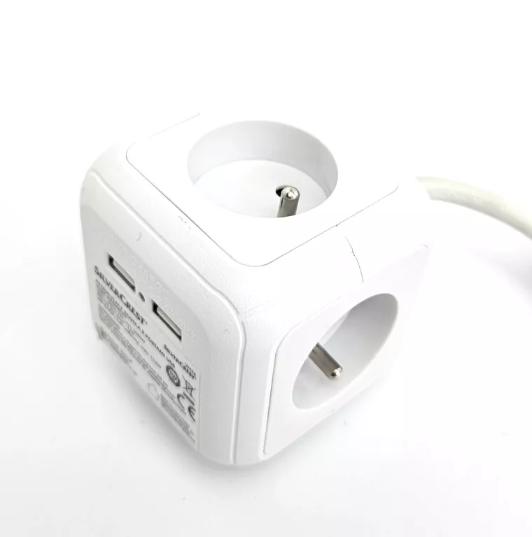 KOSTKA PRZEDŁUŻACZ SILVERCREST Z USB