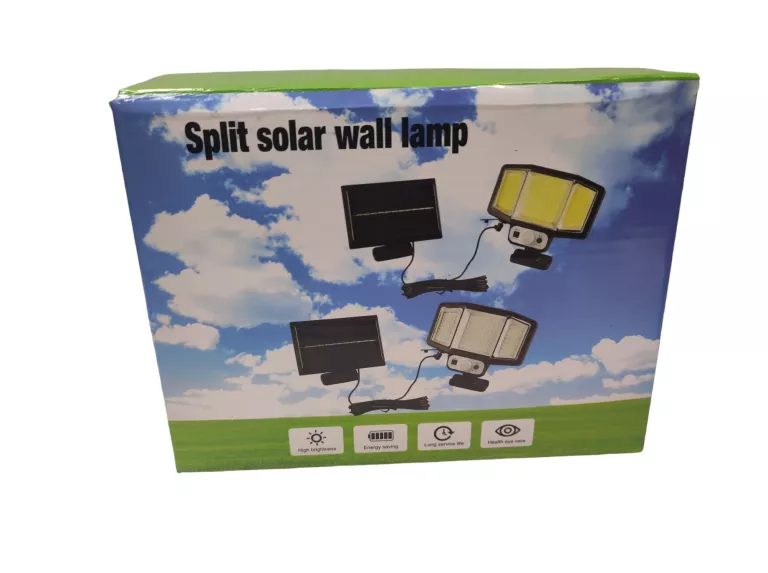 LAMPA ULICZNA 80 W 1200 LM ZASILANIE SOLAR PANEL