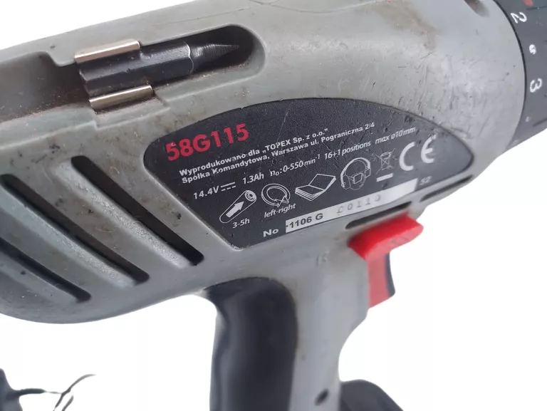 WKRĘTARKA GRAPHITE 58G115 SZARA