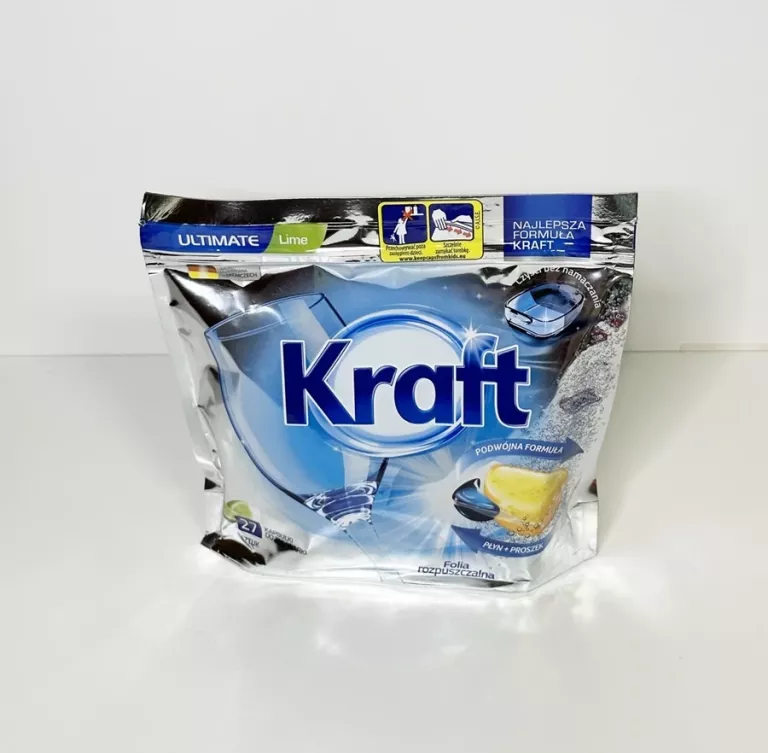 TABLETKI DO ZMYWARKI KRAFT ULTIMATE LIME 27 SZTUK