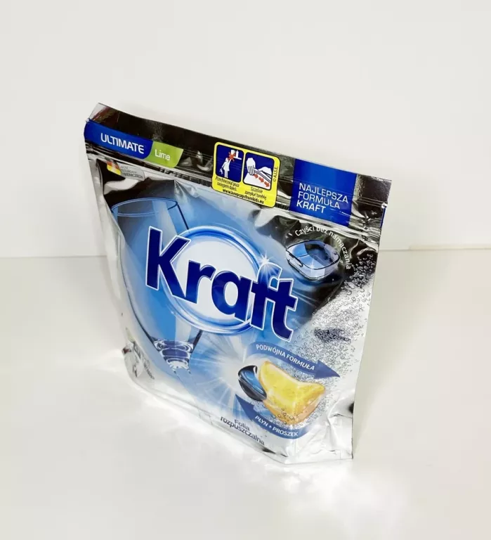 TABLETKI DO ZMYWARKI KRAFT ULTIMATE LIME 27 SZTUK