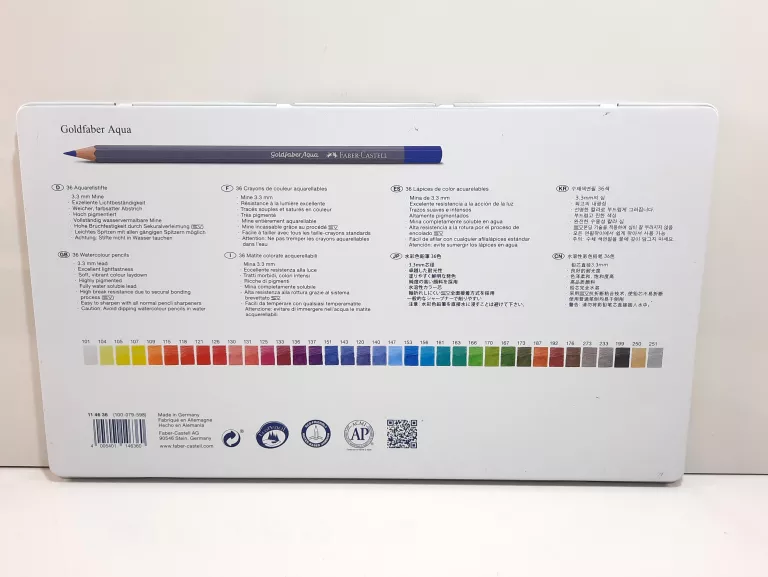 KREDKI AKWARELOWE FABER-CASTELL GOLDFABER 36 KOLOR