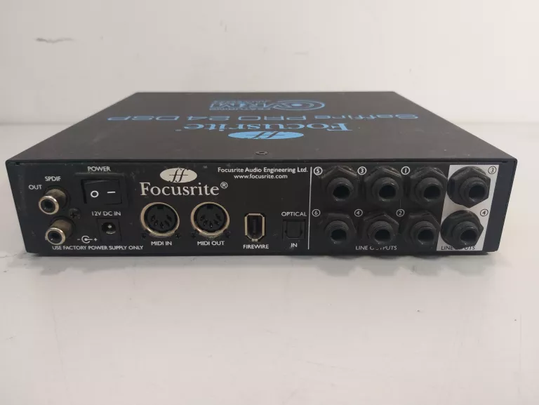 INTERFEJS MUZYCZNY FOCUSRITE SAFFIRE PRO24 DSP