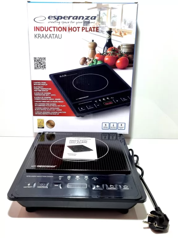KUCHENKA PŁYTA INDUKCYJNA ELEKTRYCZNA 2000W TIMER