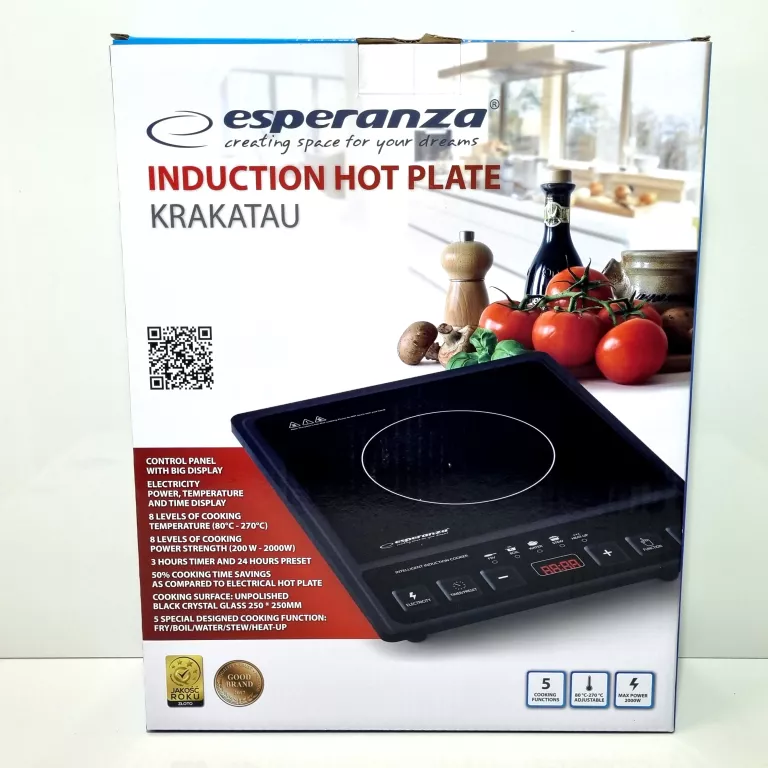 KUCHENKA PŁYTA INDUKCYJNA ELEKTRYCZNA 2000W TIMER