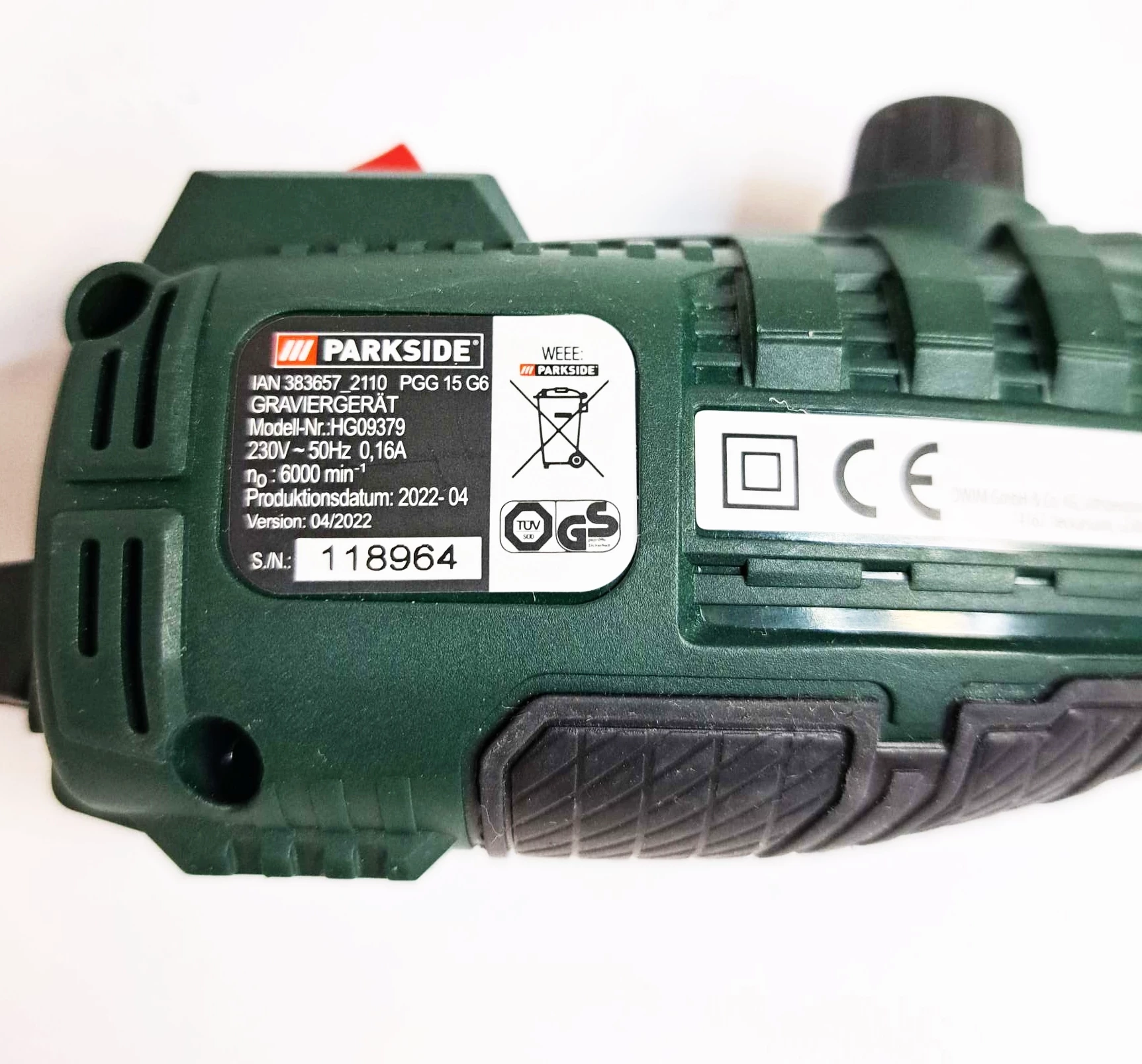 URZĄDZENIE DO GRAWEROWANIA PARKSIDE PGG 15 G6 Frezarki Loombard.pl