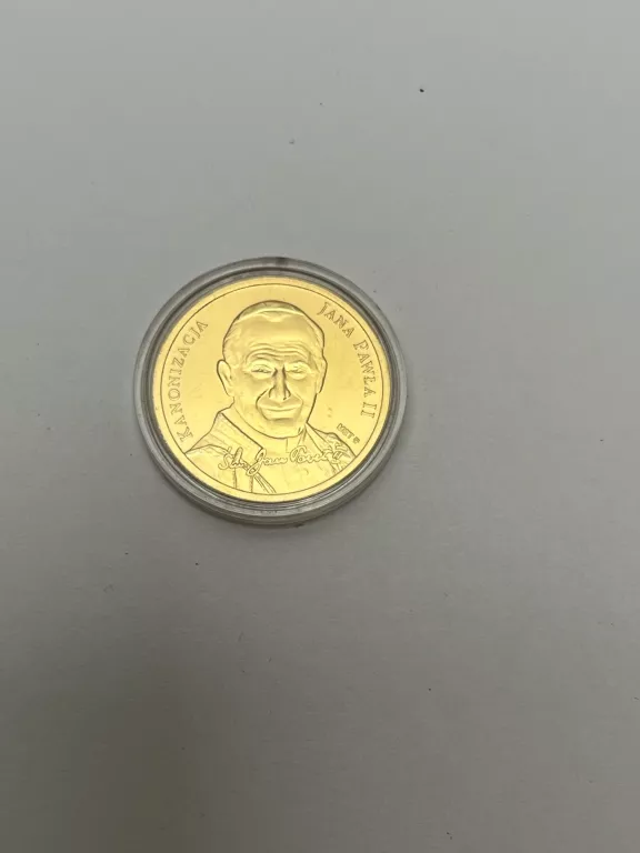 MONETA KANONIZACJA JANA PAWŁA II 2014